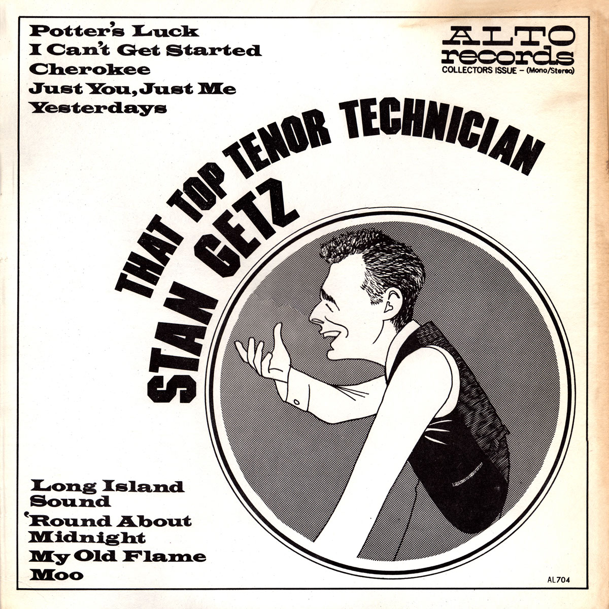 Stan Getz - That Top Tenor Technician - Front cover
